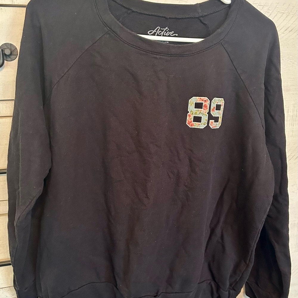 Active USA Black Men's Sweater